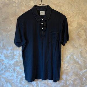 Billy Reid Midnight Blue Polo Shirt